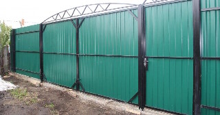 Купить ворота из профнастила Кумертау, цена от 4187 руб.